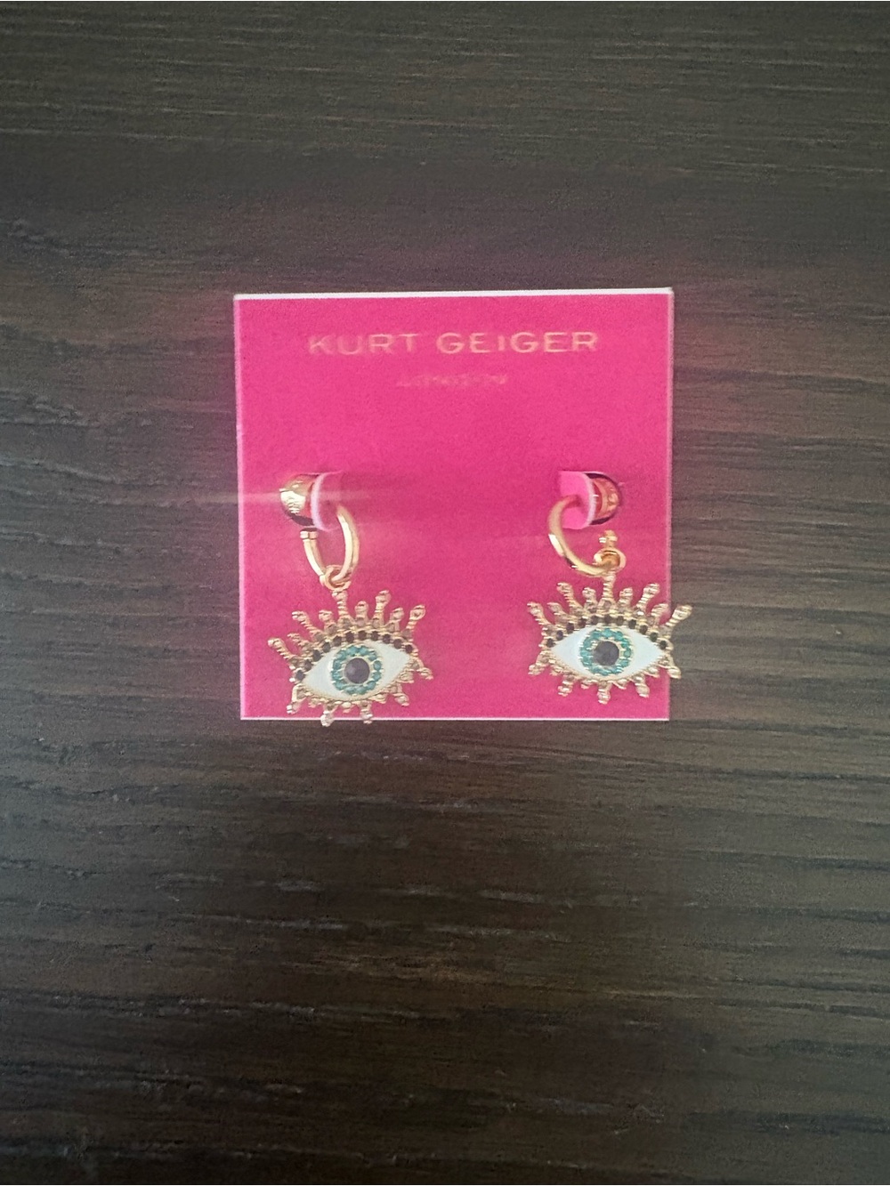 NEW Kurt Geiger Eye Earrings